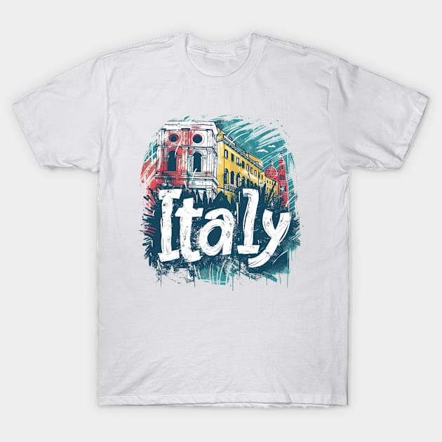 Italy t-shirt T-Shirt by GreenMary Design